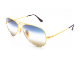 Сонцезахисні окуляри Ray-Ban Aviator Metal II RB 3689 001/GD 55 мм. GRADIENT BLUE/YELOW. Фото 2