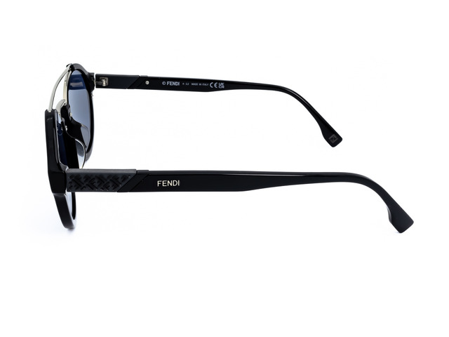 Сонцезахисні окуляри FENDI FE40058U 01V 50 мм. TINTED BLUE. Фото 3