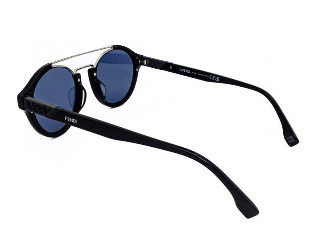 Сонцезахисні окуляри FENDI FE40058U 01V 50 мм. TINTED BLUE. Фото 4