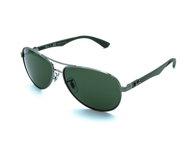 Сонцезахисні окуляри Ray-Ban Carbon Fibre RB 8313 004/N5 58 мм. TINTED GREEN POLAR. Фото 2