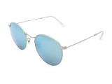 Сонцезахисні окуляри Ray-Ban Round Metal Flash Lenses RB 3447 019/30 50 мм. MIRROR CRYSTAL SILVER. Фото 2