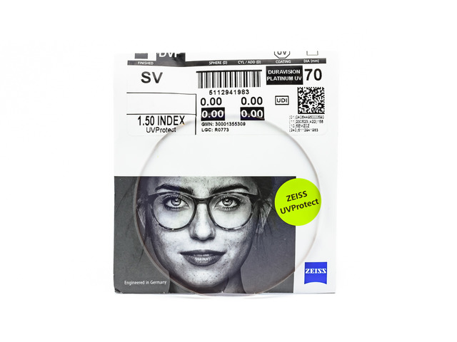 Лінзи для окулярів ZEISS Monof. Sph 1.5 DVP UV