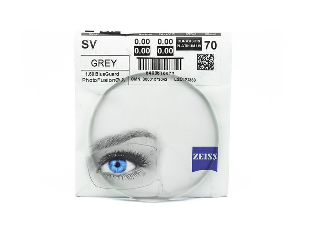 Лінзи для окулярів ZEISS Monof. Sph 1.5 PHOTO GREY DVP UV