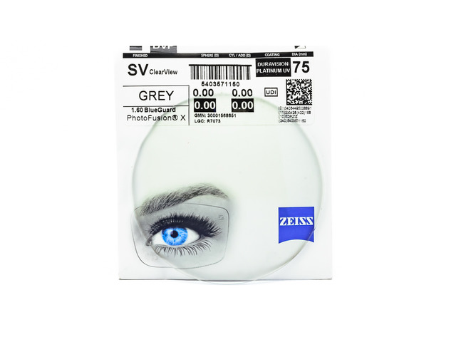 Лінзи для окулярів ZEISS Monof. 1.6 PHOTO GREY DVP UV