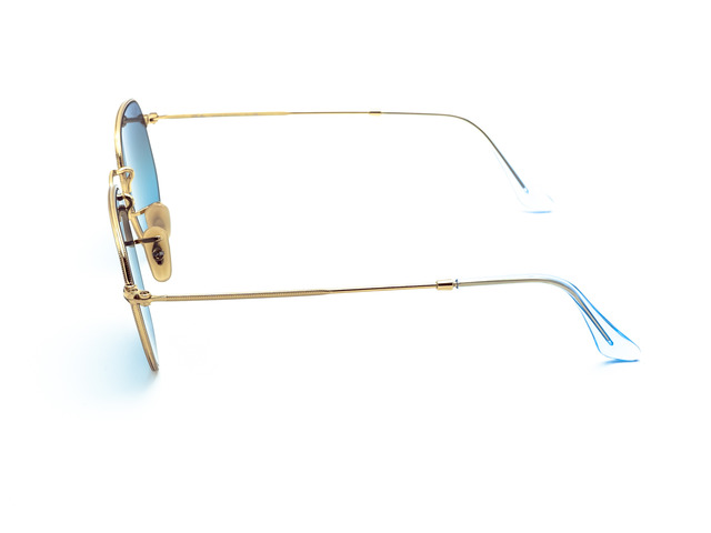 Сонцезахисні окуляри Ray-Ban Hexagonal Flat Lenses RB 3548-N 9123/3M 51 мм. GRADIENT BLUE. Фото 3