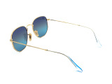 Сонцезахисні окуляри Ray-Ban Hexagonal Flat Lenses RB 3548-N 9123/3M 51 мм. GRADIENT BLUE. Фото 4