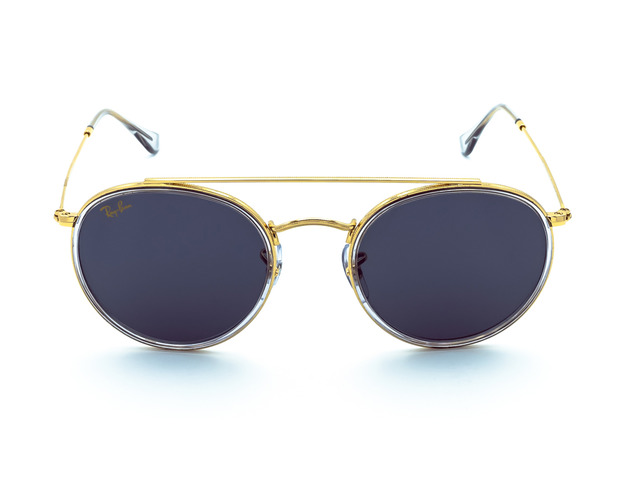 Сонцезахисні окуляри Ray-Ban Round Double Bridge RB 3647-N 9210/R5 51 мм. TINTED BLUE