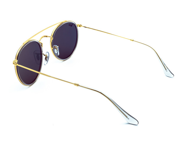 Сонцезахисні окуляри Ray-Ban Round Double Bridge RB 3647-N 9210/R5 51 мм. TINTED BLUE. Фото 4