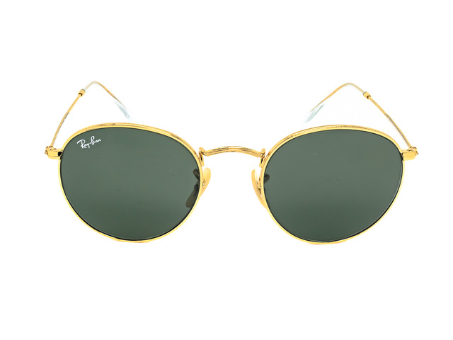 Сонцезахисні окуляри Ray-Ban Round Metal RB 3447 001 53 мм. TINTED GREEN