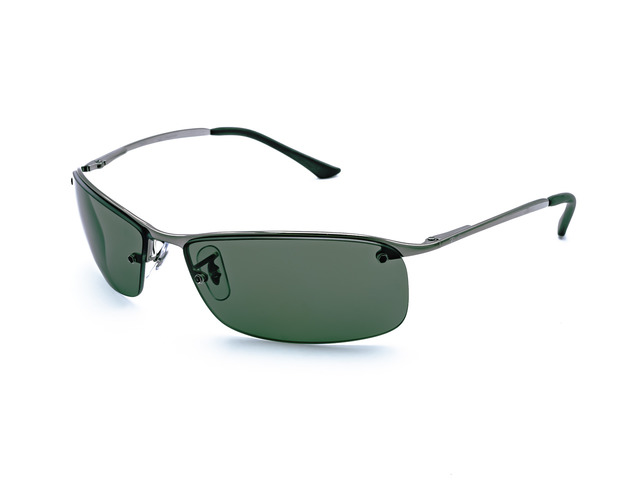 Сонцезахисні окуляри Ray-Ban Top Bar RB 3183 004/9A 63 мм. TINTED GREEN POLAR. Фото 2