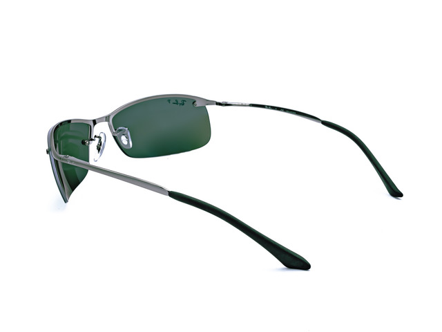 Сонцезахисні окуляри Ray-Ban Top Bar RB 3183 004/9A 63 мм. TINTED GREEN POLAR. Фото 4