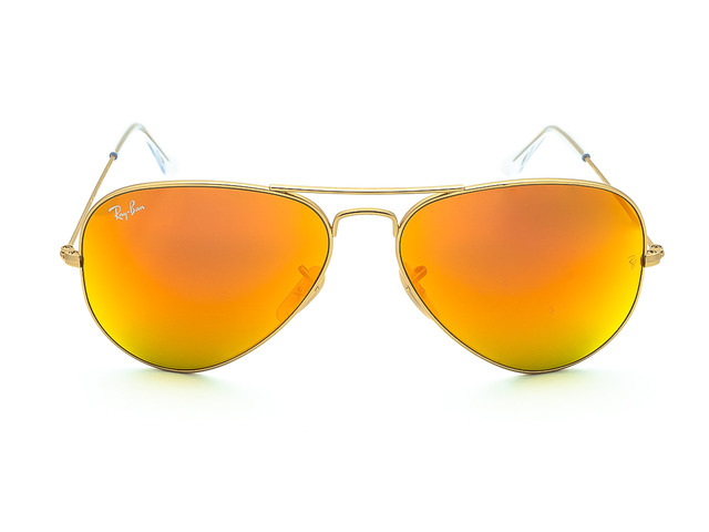 Сонцезахисні окуляри Ray-Ban Aviator Large Metal RB 3025 112/69 58 мм. MIRROR ORANGE