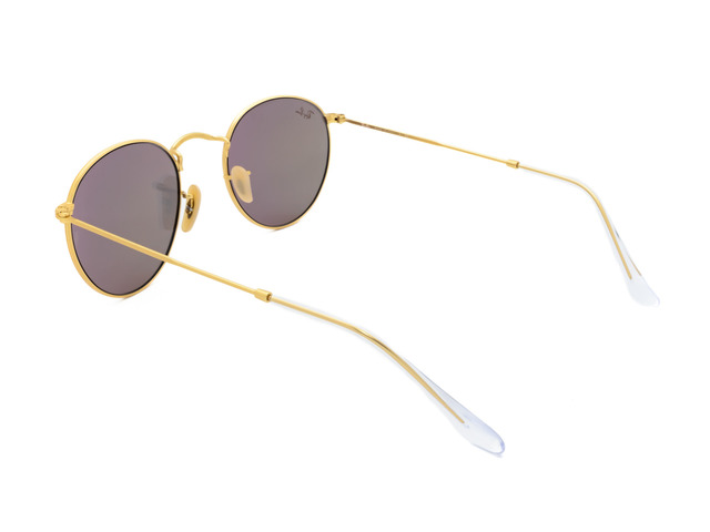 Сонцезахисні окуляри Ray-Ban Round Metal Flash Lenses RB3447 112/Z2 50 мм. MIRROR PINK. Фото 4