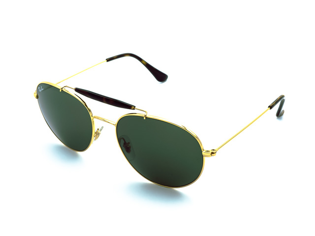 Сонцезахисні окуляри Ray-Ban Highstreet RB 3540 001 56 мм. TINTED GREEN