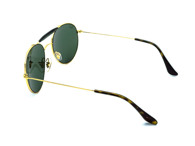 Сонцезахисні окуляри Ray-Ban Highstreet RB 3540 001 56 мм. TINTED GREEN. Фото 4