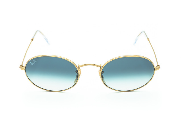 Сонцезахисні окуляри Ray-Ban Oval Flat Lenses RB 3547-N 001/3F 54 мм. GRADIENT LIGHT BLUE