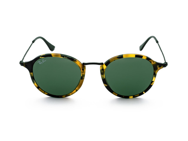 Сонцезахисні окуляри Ray-Ban Round Fleck RB 2447 1157 49 мм. TINTED GREEN
