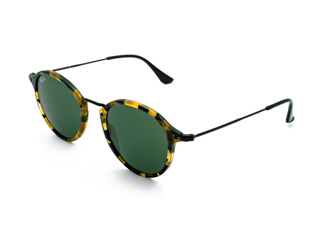 Сонцезахисні окуляри Ray-Ban Round Fleck RB 2447 1157 49 мм. TINTED GREEN