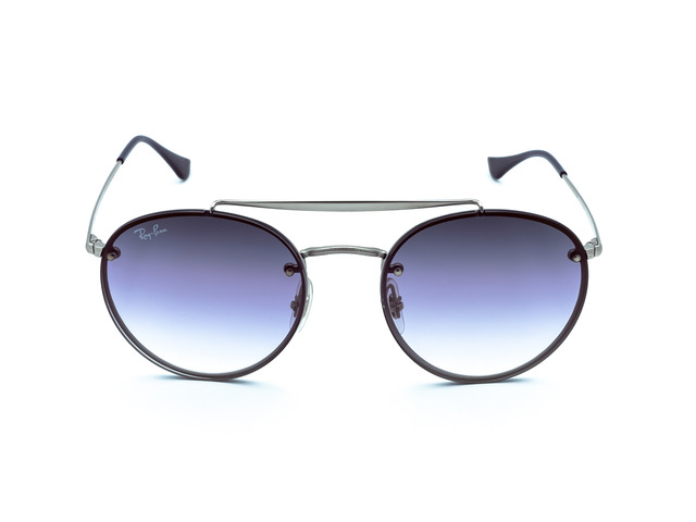 Сонцезахисні окуляри Ray-Ban Round Double Bridge FlatLenses RB 3614-N 9142/0U 54 мм. GRADIENT VIOLET
