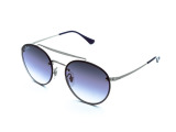Сонцезахисні окуляри Ray-Ban Round Double Bridge FlatLenses RB 3614-N 9142/0U 54 мм. GRADIENT VIOLET. Фото 2