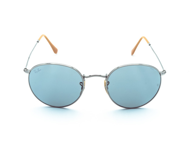 Сонцезахисні окуляри Ray-Ban Round Metal Evolve RB 3447 9065/I5 53 мм. PHOTOCROMIC LIGHT BLUE/GREY