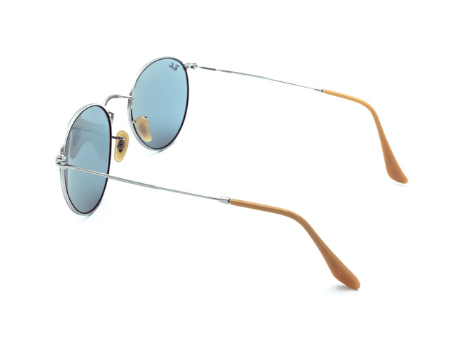 Сонцезахисні окуляри Ray-Ban Round Metal Evolve RB 3447 9065/I5 53 мм. PHOTOCROMIC LIGHT BLUE/GREY. Фото 4