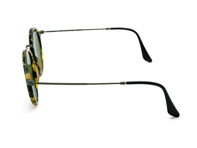 Сонцезахисні окуляри Ray-Ban Round Icons Fleck RB 2447 1159/4E 49 мм. TINTED GREEN. Фото 3