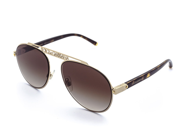 Сонцезахисні окуляри DOLCE & GABBANA DG 2235 02/13 57 мм. GRADIENT BROWN