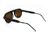 Сонцезахисні окуляри THOM BROWNE TBS 416-52-02 //NVY 52 мм. TINTED BROWN. Фото 4