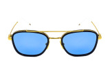Сонцезахисні окуляри THOM BROWNE TBS 800-B-GLD-NVY-51 51 мм. TINTED BLUE