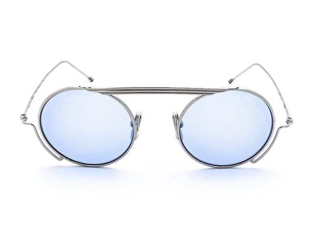 Сонцезахисні окуляри THOM BROWNE TBS 111-48-02//SLV 52 мм. TINTED BLUE