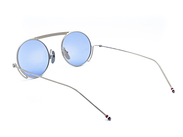Сонцезахисні окуляри THOM BROWNE TBS 111-48-02//SLV 52 мм. TINTED BLUE. Фото 4
