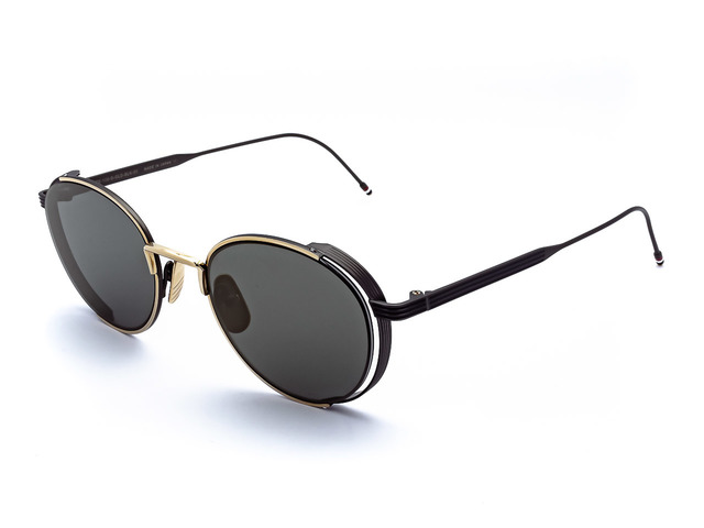 Сонцезахисні окуляри THOM BROWNE TB-106 50мм. TINTED GREY. Фото 2