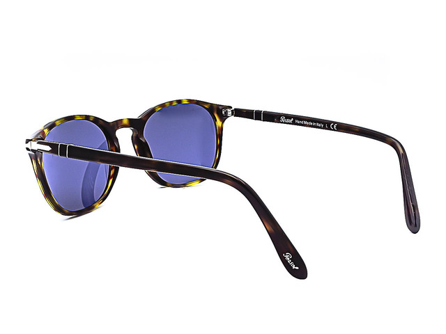 Сонцезахисні окуляри PERSOL 3007-V 24 50мм. TINTED BLUE. Фото 4