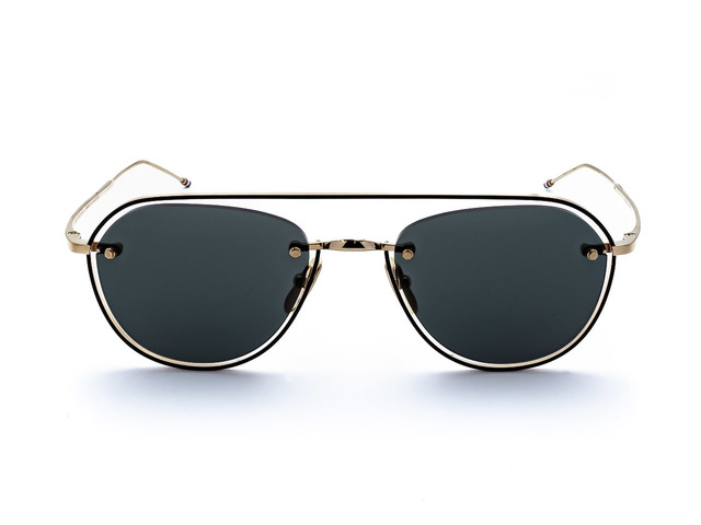 Сонцезахисні окуляри THOM BROWNE TBS 112-52-02//GLD-BLK
