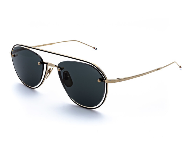 Сонцезахисні окуляри THOM BROWNE TBS 112-52-02//GLD-BLK