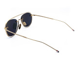 Сонцезахисні окуляри THOM BROWNE TBS 112-52-02//GLD-BLK. Фото 4