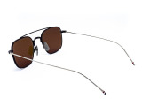 Сонцезахисні окуляри THOM BROWNE TB-907 50мм. TINTED BROWN. Фото 4