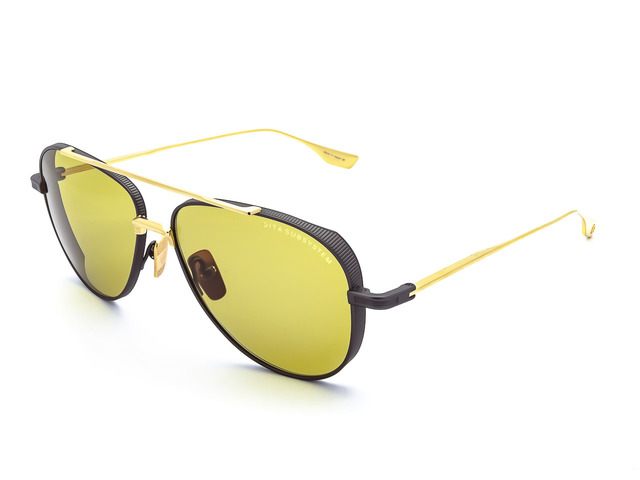 Сонцезахисні окуляри DITA DTS 141-A-02//BLK-GLD 58 мм. TINTED YELLOW