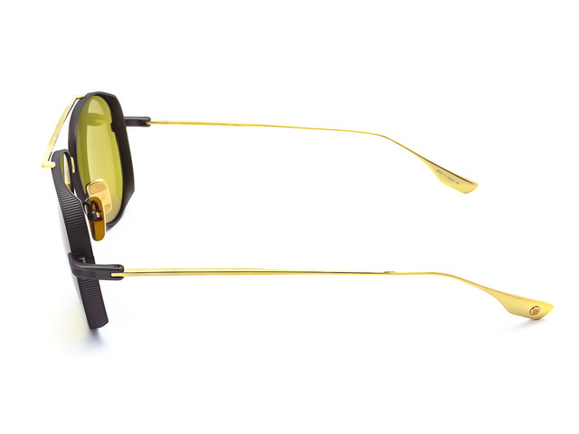 Сонцезахисні окуляри DITA DTS 141-A-02//BLK-GLD 58 мм. TINTED YELLOW. Фото 3