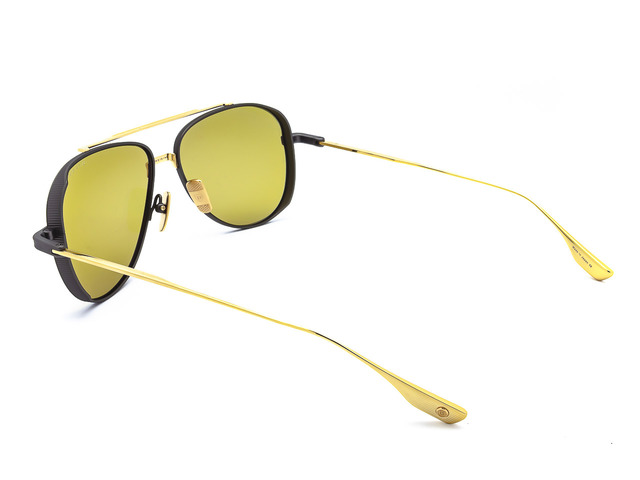 Сонцезахисні окуляри DITA DTS 141-A-02//BLK-GLD 58 мм. TINTED YELLOW. Фото 4