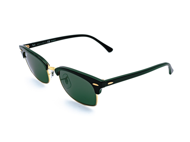 Сонцезахисні окуляри Ray-Ban Clubmaster Square Legend Gold RB 3916 1303/58 52 мм. TINTED GREEN POLAR