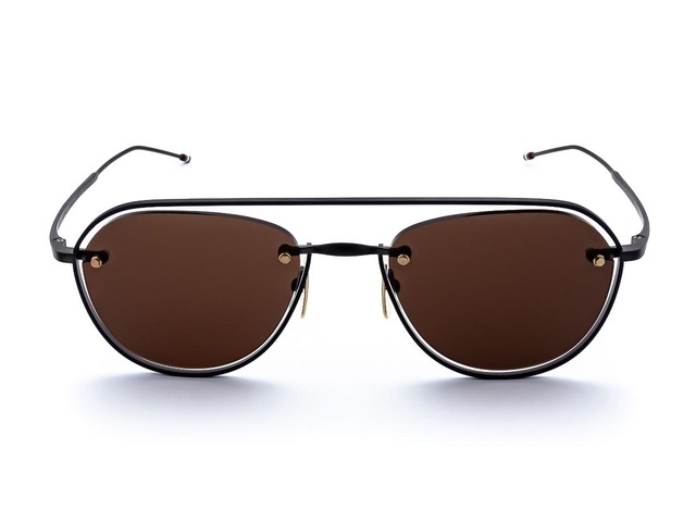 Сонцезахисні окуляри THOM BROWNE TBS 112-52-03//BLK-NVY 
