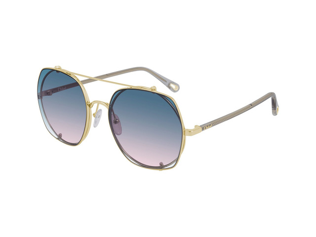 Сонцезахисні окуляри CHLOE CH0042S 002 56 мм GRADIENT BLUE