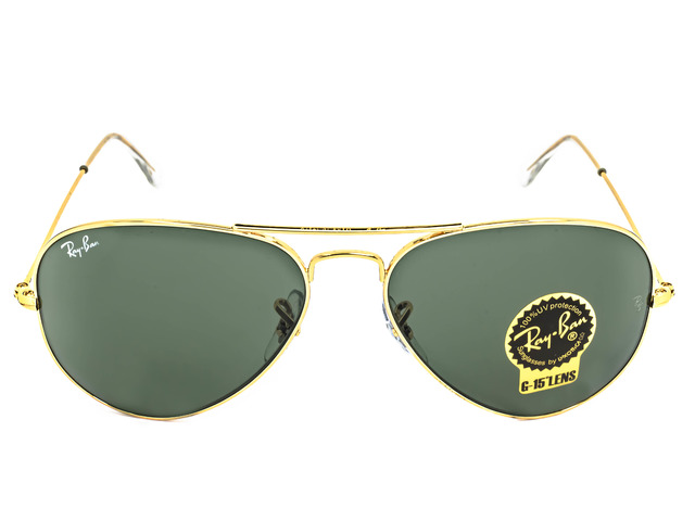 Сонцезахисні окуляри Ray-Ban Aviator Large Metal RB 3025 W3234 55 мм. TINTED GREEN